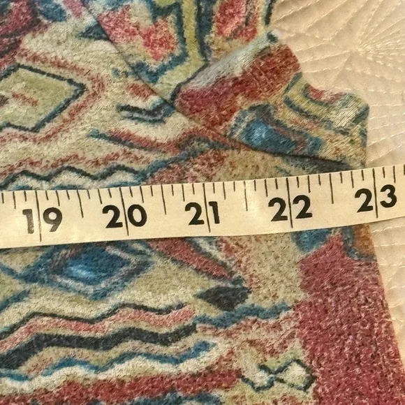 Chico's Multicolor Geometric Short Sleeve Tee - Picture 5 of 5